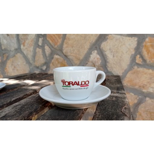 Caffe Toraldo cappuccino csésze aljjal (1 db)