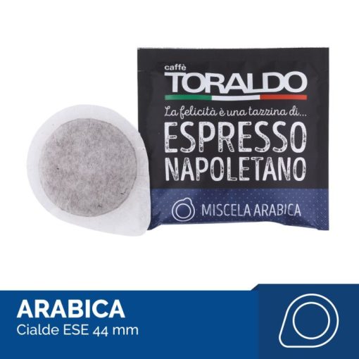 Caffe Toraldo Arabica kávé párna (100 db a dobozban; 89 Ft/db)