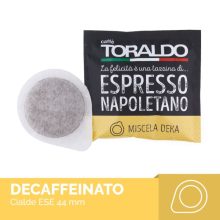 Caffe Toraldo koffeinmentes kávé párna (50 db a dobozban; 109 Ft/db)