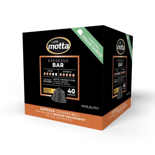 Caffe Motta Espresso Bar Dolce Gusto kompatibilis kapszula (40 db a dobozban; 149Ft/db)