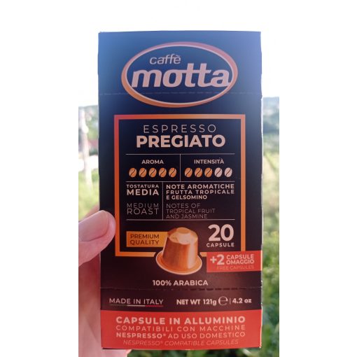 Caffe Motta Pregiato Nespresso komp. kávékapszula (22 db; 136 Ft/db)