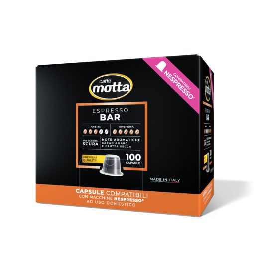 Caffe Motta - Espresso Bar - Nespresso komp. kávékapszula (100 db; 109 Ft/db)