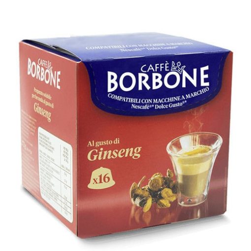 Caffe Borbone Dolce Gusto kompatibilis kapszula - Ginzenggel (16 db a tasakban; 125 Ft/db)