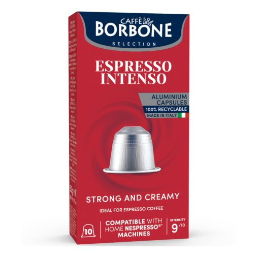 Caffe Borbone Espresso Intenso Respresso kávékapszula (10 db a dobozban; 135 Ft/db)