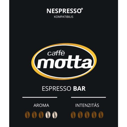 Caffe Motta - Espresso Bar - Nespresso komp. kávékapszula (10 db; 139 Ft/db)