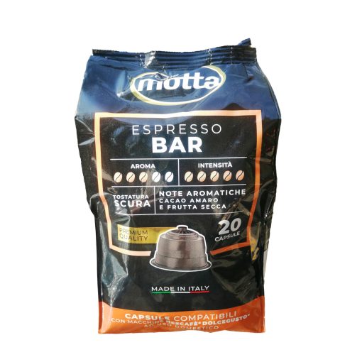 Caffe Motta Espresso Bar Dolce Gusto kompatibilis kapszula (20 db a csomagban; 159Ft/db)